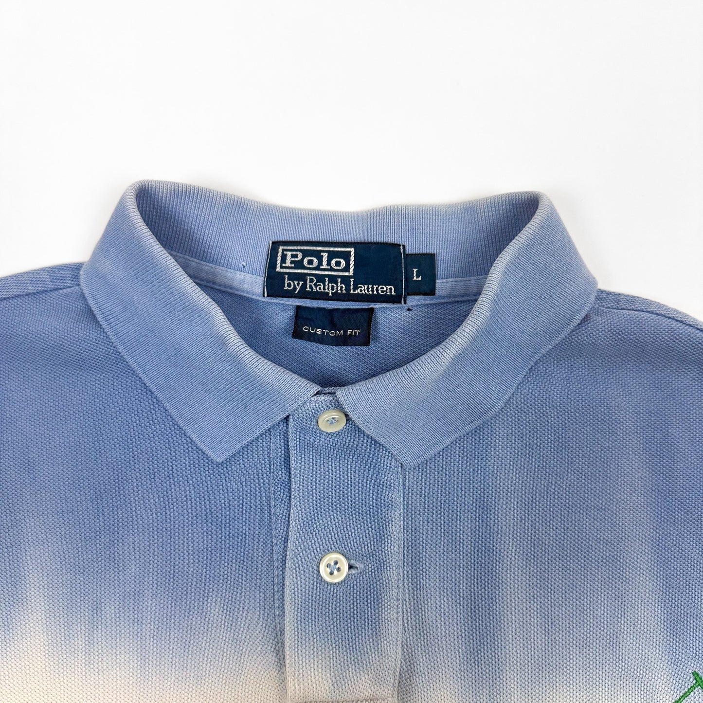 RALPH LAUREN Big Pony Tie Dye Polo Shirt