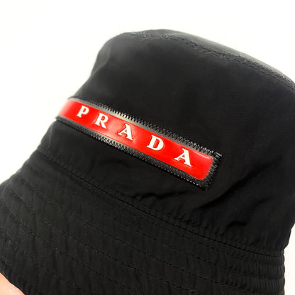 PRADA Linea Rossa Bucket Hat