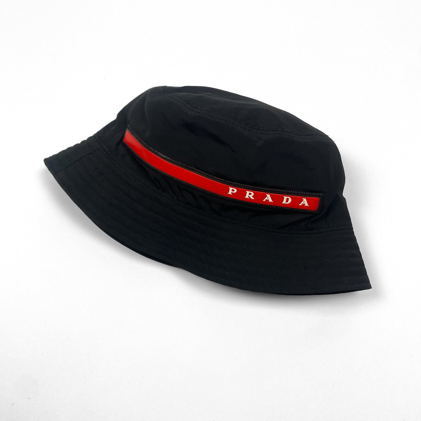 PRADA Linea Rossa Bucket Hat
