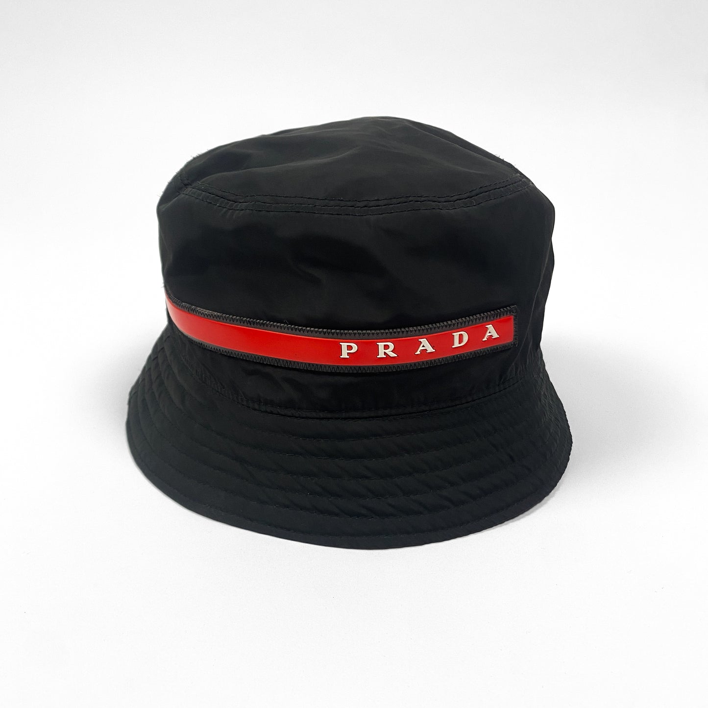 PRADA Linea Rossa Bucket Hat