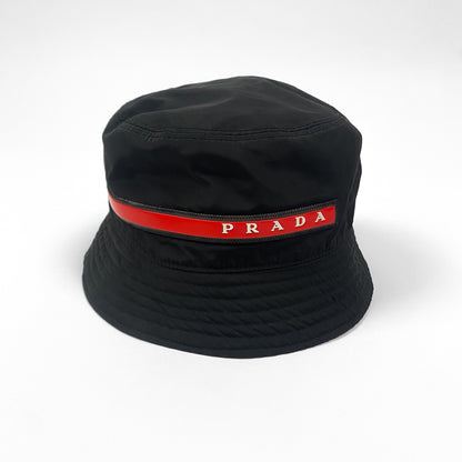 PRADA Linea Rossa Bucket Hat