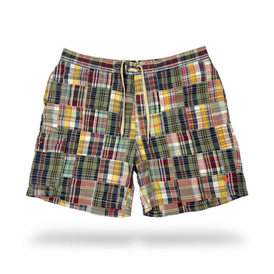RALPH LAUREN Plaid Cargo Shorts