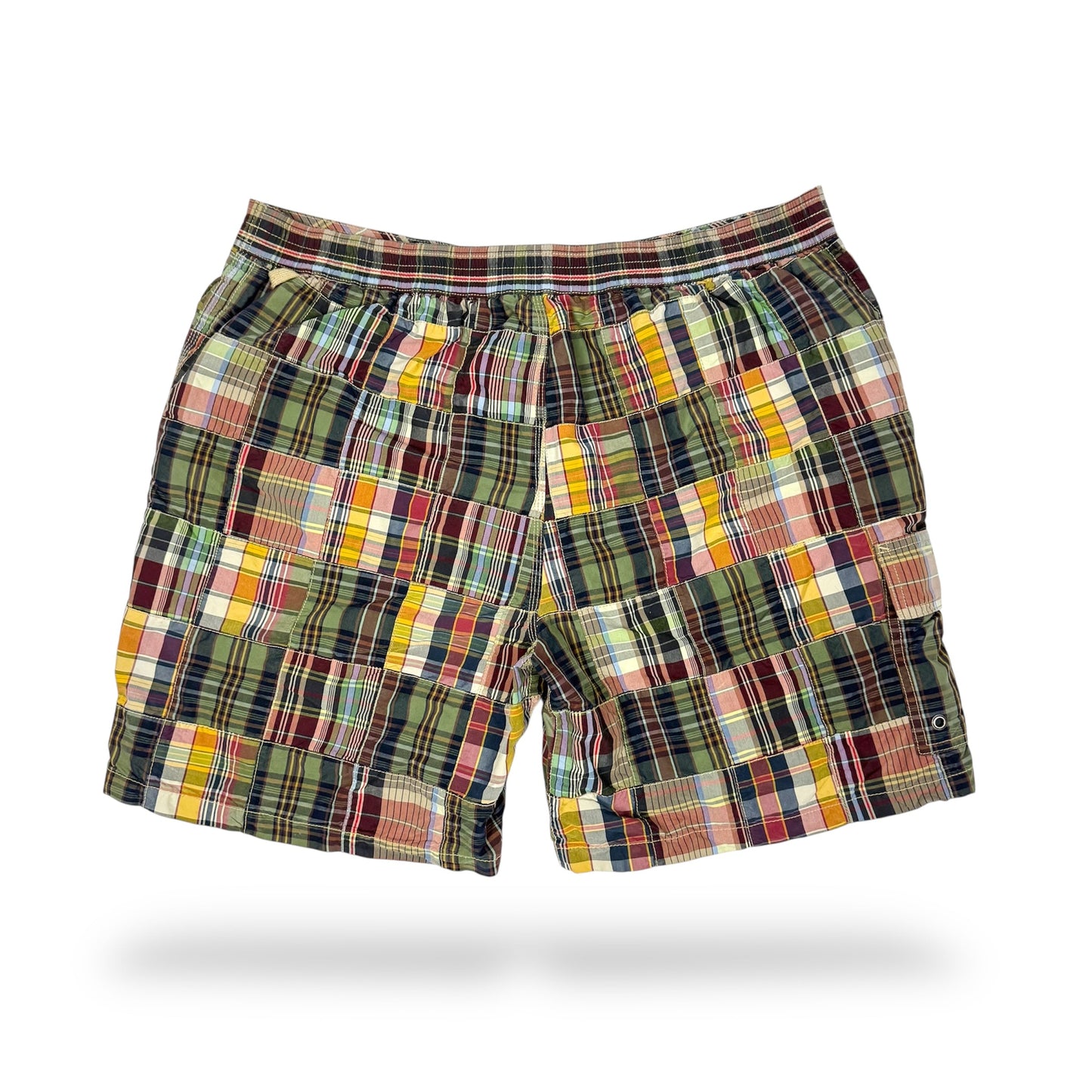 RALPH LAUREN Plaid Cargo Shorts