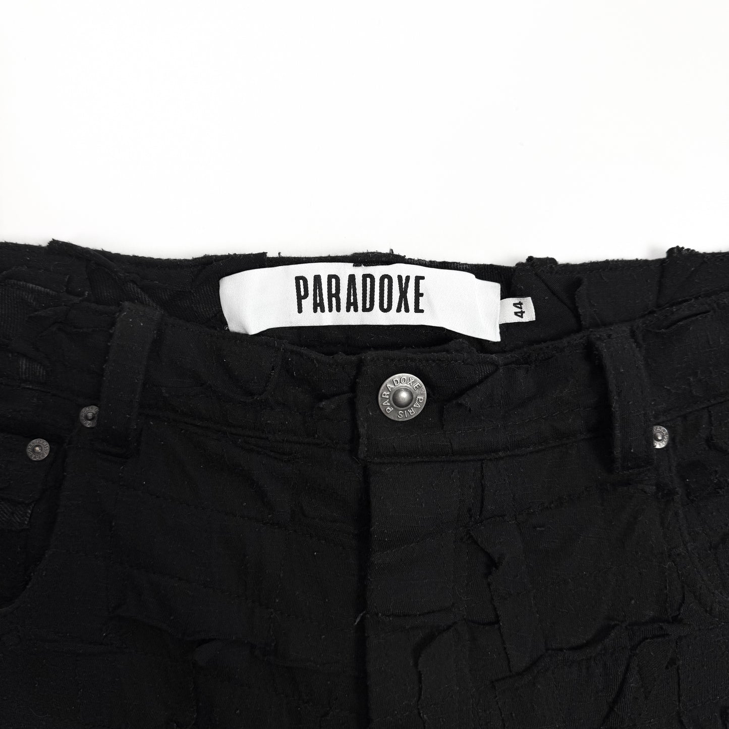 PARADOXE PARIS Flayed Sail Shorts