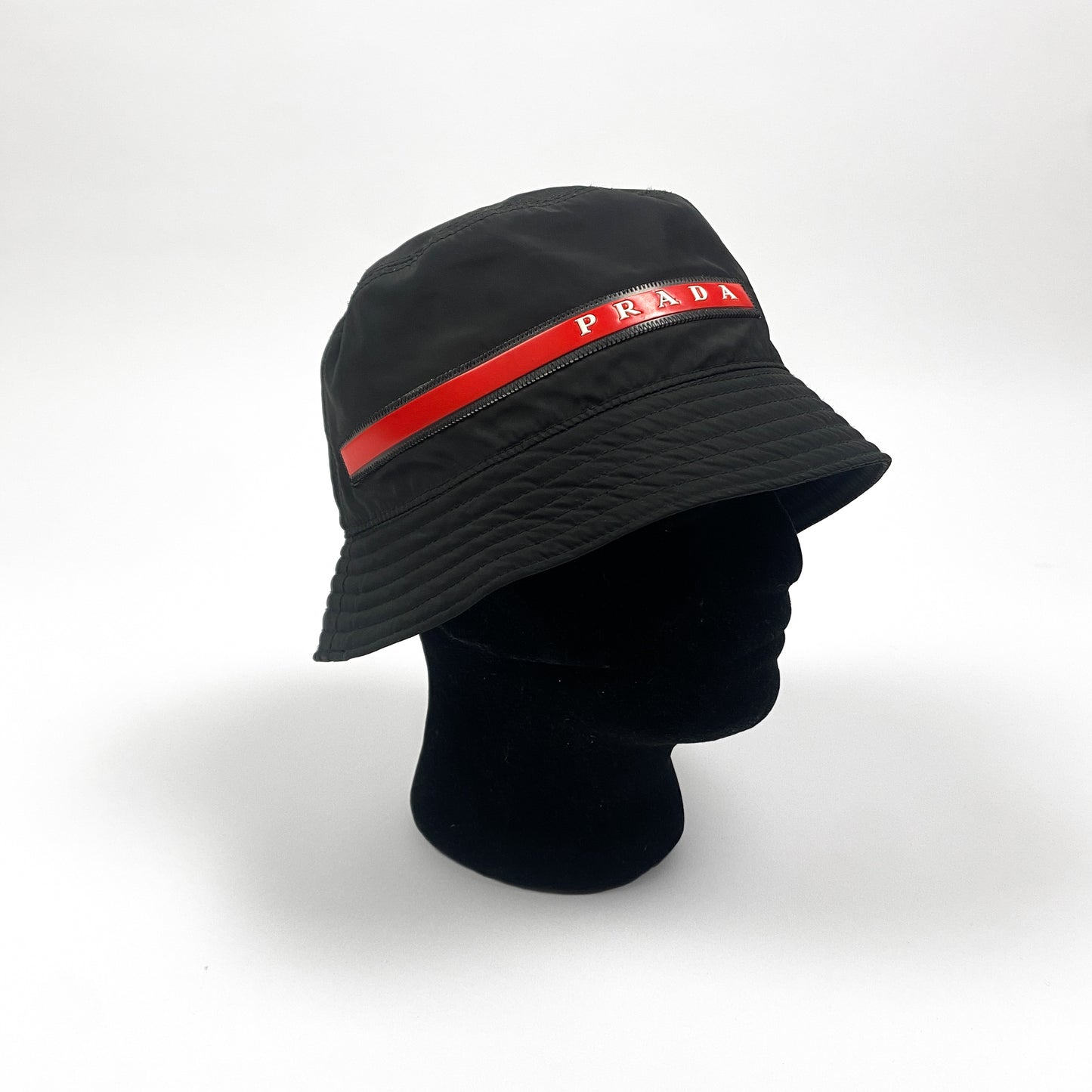 PRADA Linea Rossa Bucket Hat