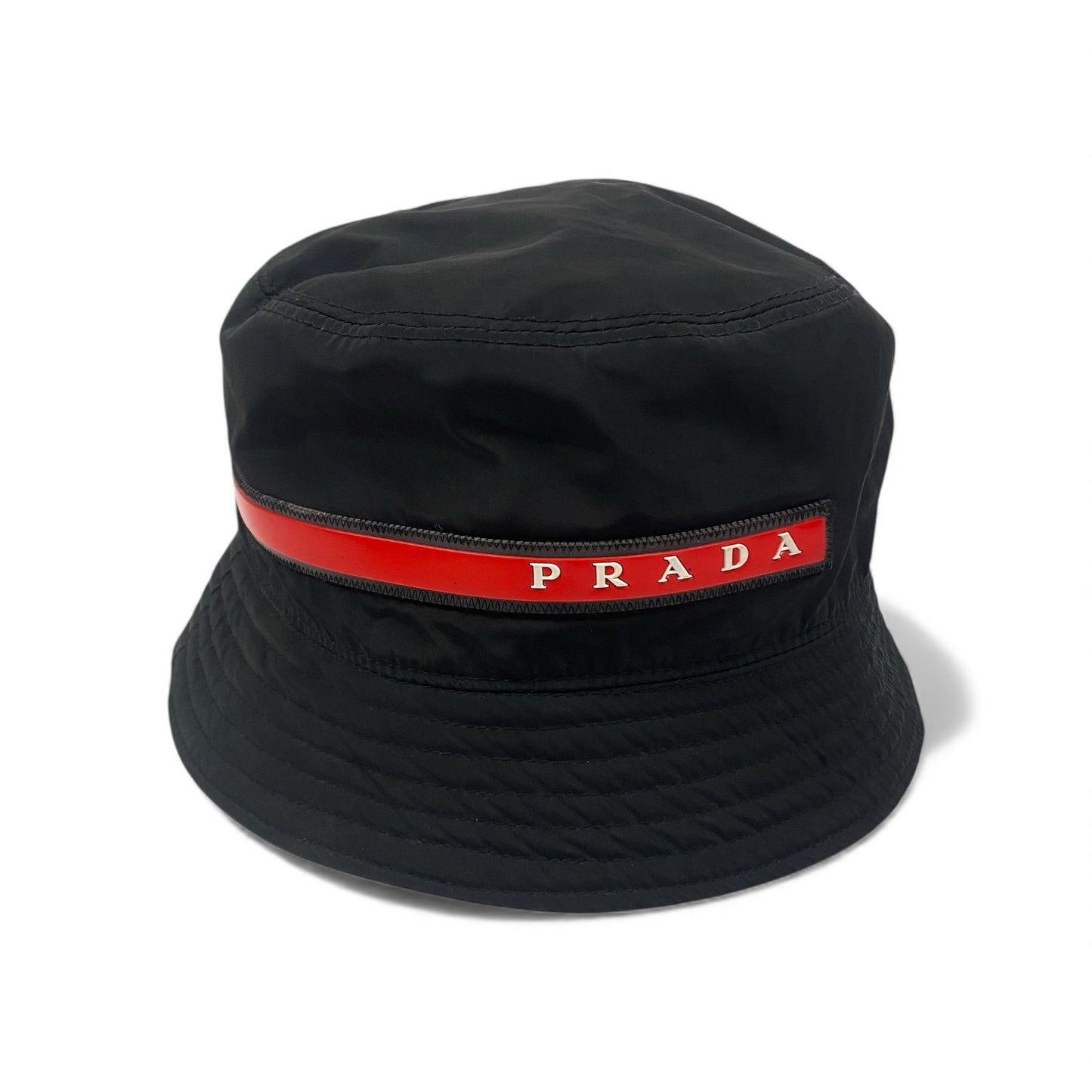 PRADA Linea Rossa Bucket Hat