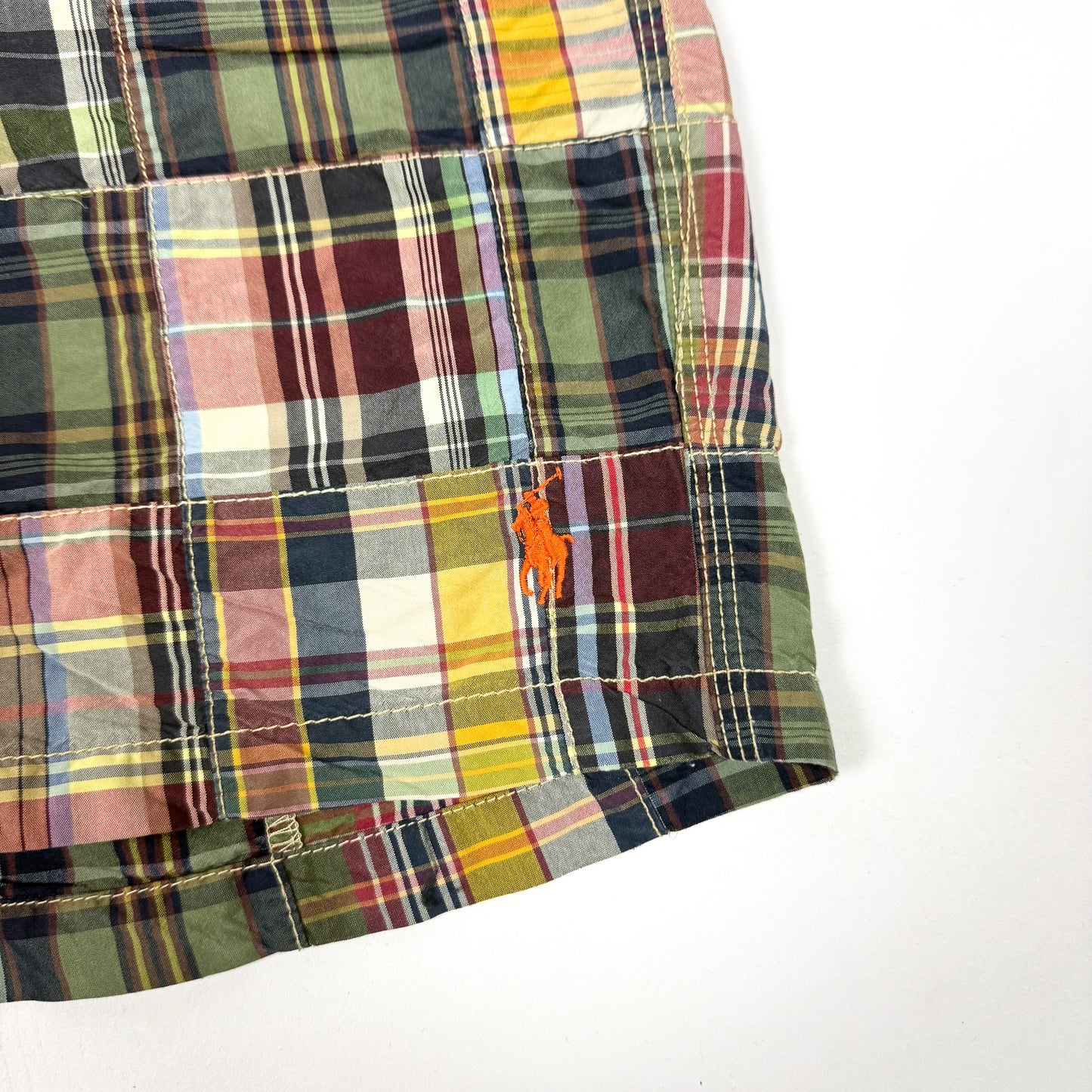 RALPH LAUREN Plaid Cargo Shorts