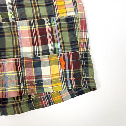 RALPH LAUREN Plaid Cargo Shorts