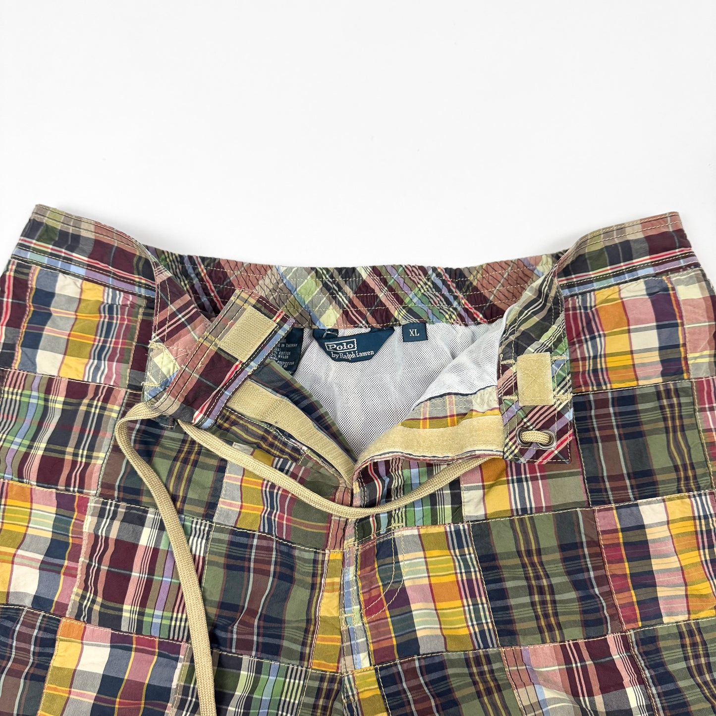RALPH LAUREN Plaid Cargo Shorts