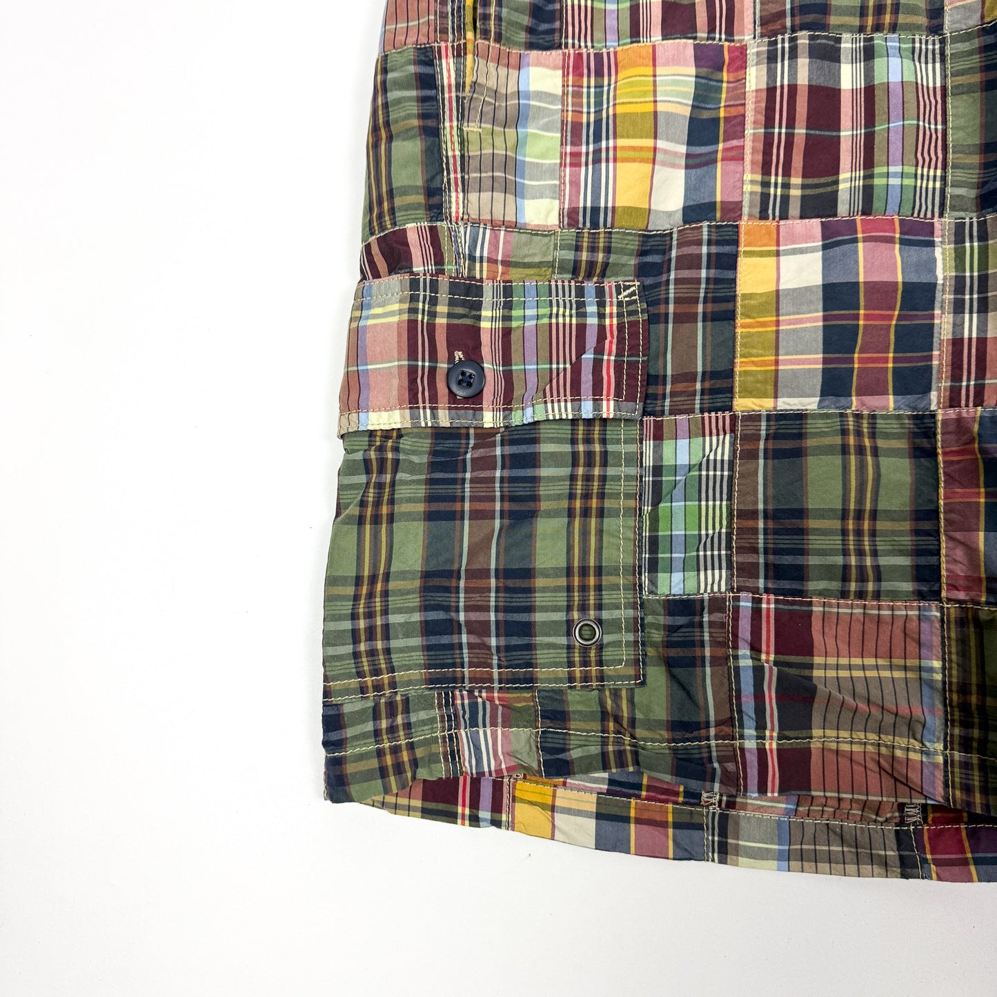 RALPH LAUREN Plaid Cargo Shorts