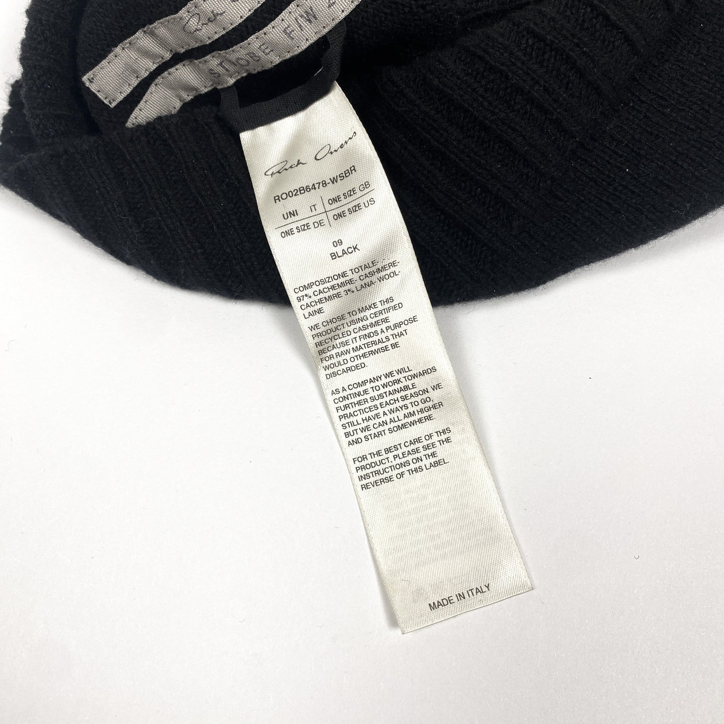 RICK OWENS Strick Balacava Maske [SS22]