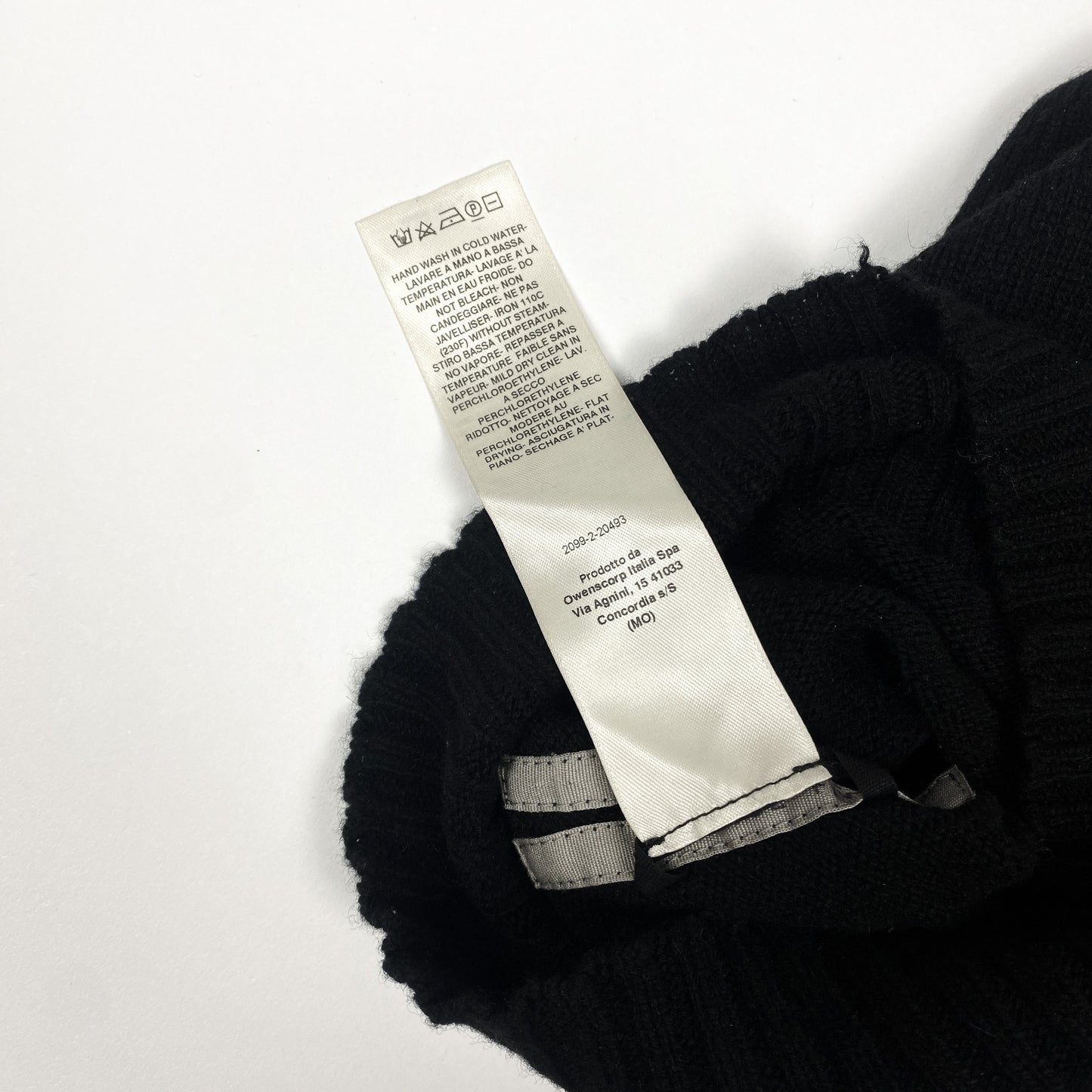 RICK OWENS Strick Balacava Maske [SS22]