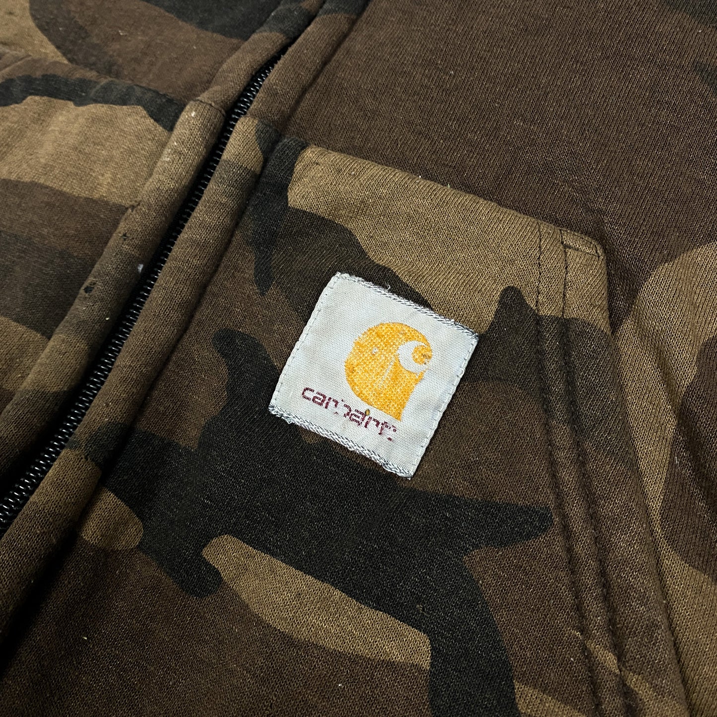 CARHARTT Camouflage Zip Hoodie